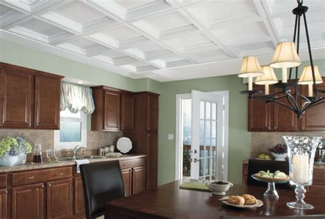 Available in custom styles and colors. Coffered Ceiling | Ceilings | Armstrong Residential