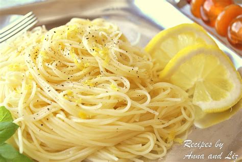 Angel Hair Pasta With Lemon Sauce 2 Sisters Recipes By Anna And Liz