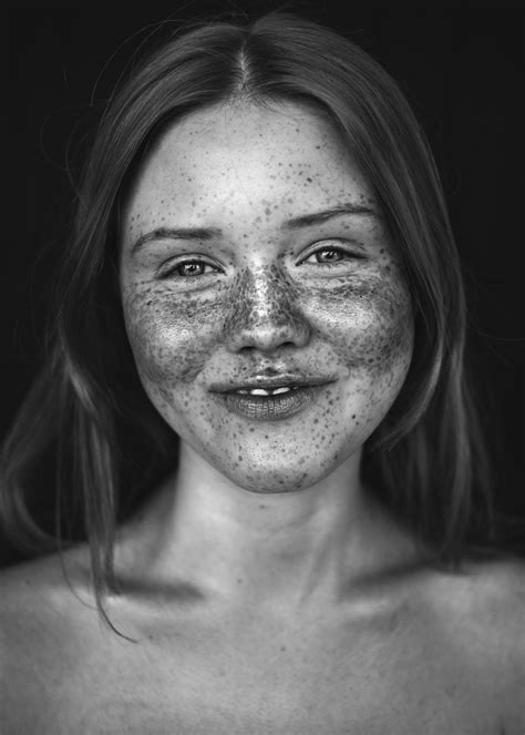 Freckles Agata Serge Freckles Women With Freckles Portrait