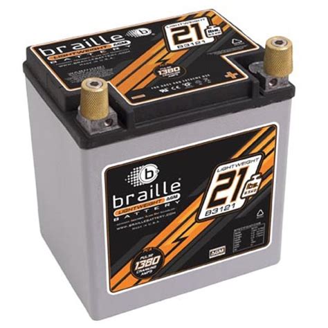 Enter your registration number and we'll only show you appropriate products. Braille B3121 No-Weight Battery, 550 CCA