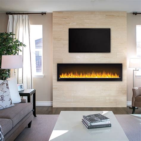 Napoleon Alluravision 60 Inch Slimline Wall Mounted Electric Fireplace