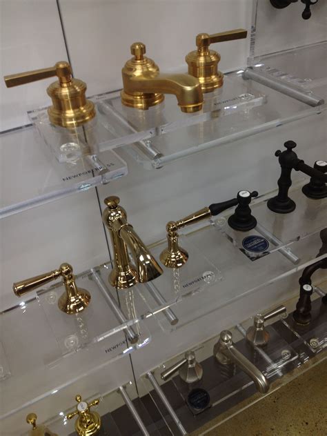 Bathroom faucets are available in a few configurations. Newport brass satin gold bathroom faucet for powder room ...