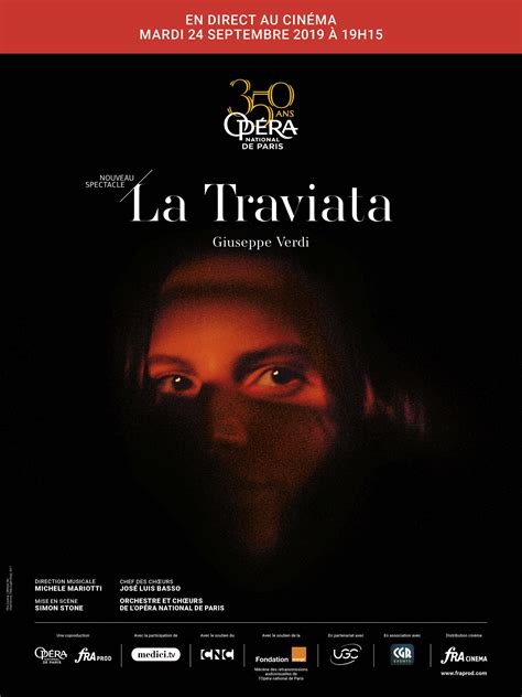 La Traviata Opéra De Paris Fra Cinéma Film 2019 Allociné