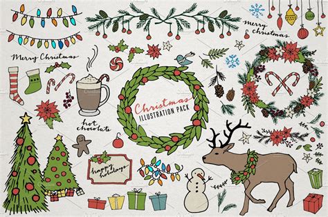 Christmas And Holiday Illustrations ~ Illustrations ~ Creative Market