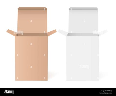Paper Boxes Vector Illustration Isolated Stock Vector Image And Art Alamy