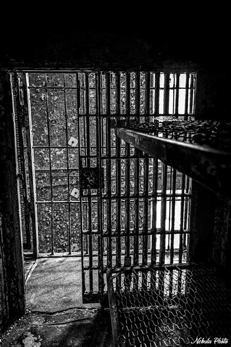 View From Inside Prison Cell Bars Photography Print Urban Etsy