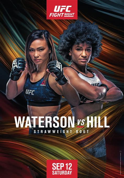 Main event / match 13. UFC Vegas 10 Poster feat. new main event - Michelle ...