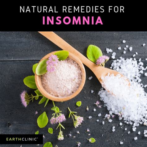 15 Natural Remedies For Insomnia Earth Clinic