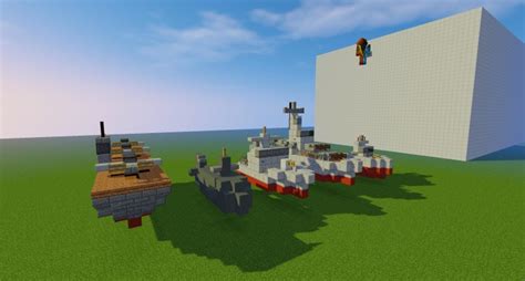 Battleship In Minecraft Minigame Server Minecraft Map