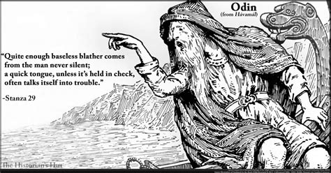 Odin From Hávamál The Historians Hut