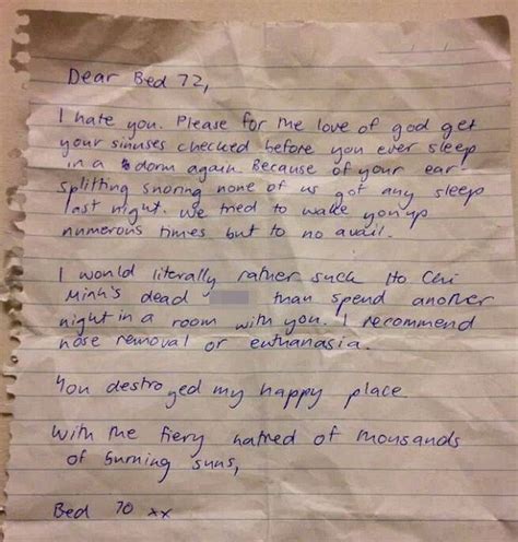 Hostel Horror Stories The Hilarious Note Sent By An Angry Traveller To