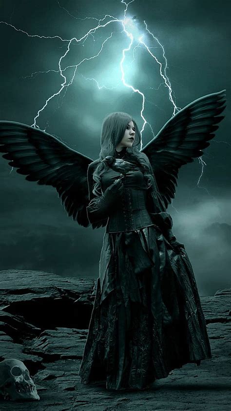 Dark Angel For Pc And Mobile For Iphone Android Beautiful Dark Angel Hd Phone Wallpaper