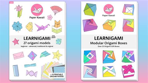 Printable Kawaii Origami Paper