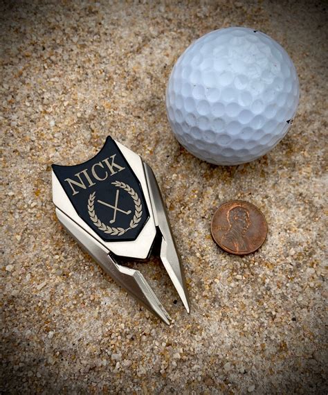 Golf Ball Marker Divot Tool Personalized Custom Engraved Etsy