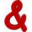 Ampersand Symbol Red Free Stock Photo  Public Domain Pictures