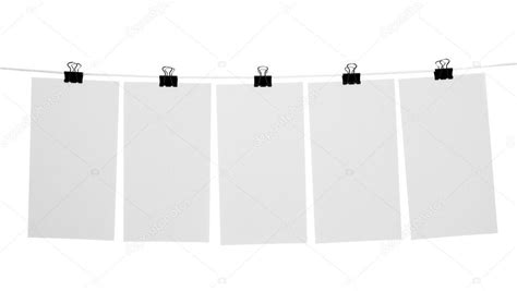 Blank Sheets Of Paper — Stock Photo © Serge75 1585803