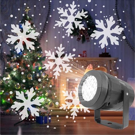 Snowflake Lights Jsdoin Led Christmas Projector Lights Rotating