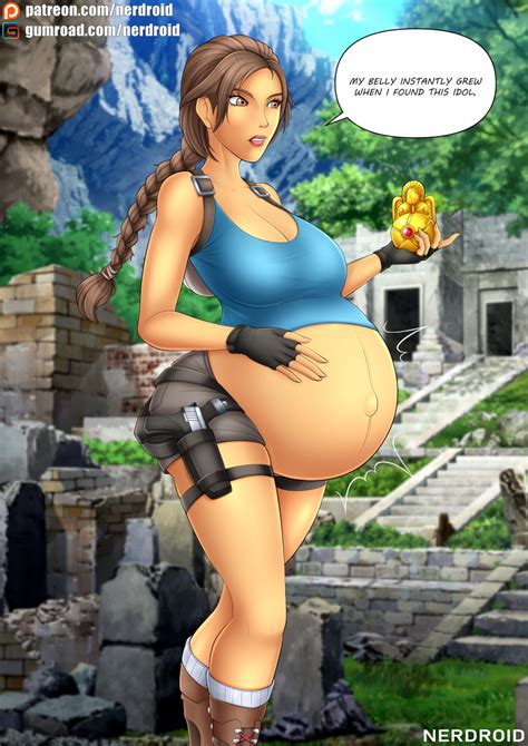 Rule 34 1girls Belly Big Belly Big Breasts Breasts Cleavage Female Lara Croft Lara Croft