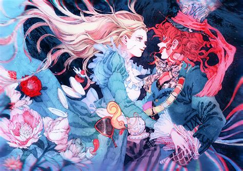 Alice In Wonderland Anime Mad Hatter And Alice