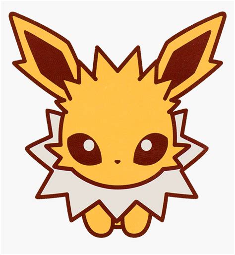 Chibi Jolteon Chibi Pokemon Jolteon Sticker Hd Png Download