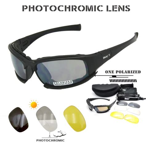 Daisy X7แว่นตาpolarized 4lsผู้ชายphotochromicแว่นตากันแดดกลางแจ้งเดินป่าcs Gafasเลนส์รถ