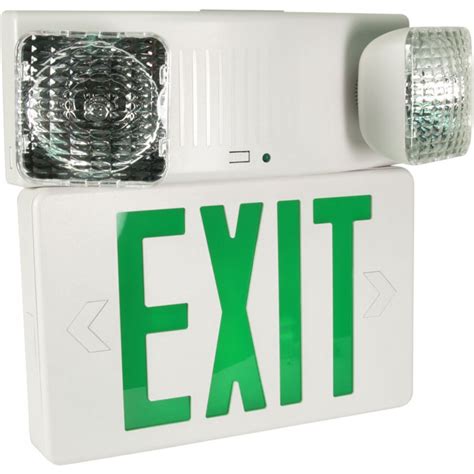 Esbl2n Exit Sign And Emergency Light Combo Exit And Emergency Lighting