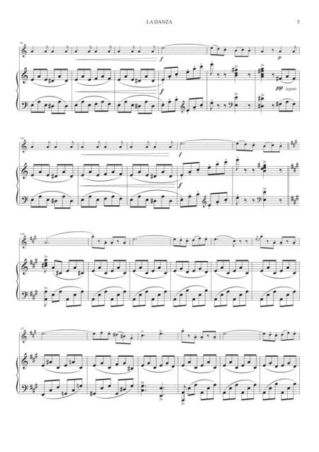 La Danza Neapolitan Tarantella For Violin And Piano Free Music Sheet Musicsheets Org