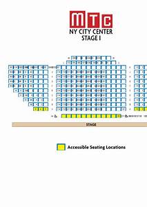 Ny City Center Stage 1 Seating Manhattan Theatre Club Printable Pdf