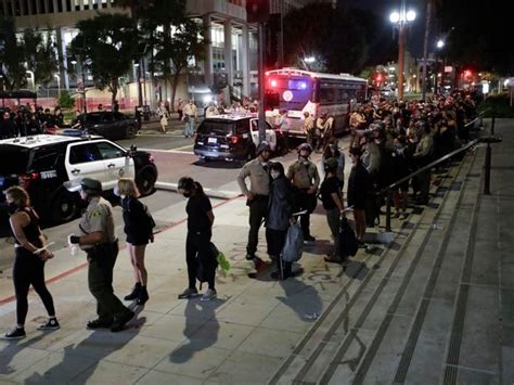 As Protests Rage On La Curfew Violators Wont Be Prosecuted Hollywood Ca Patch
