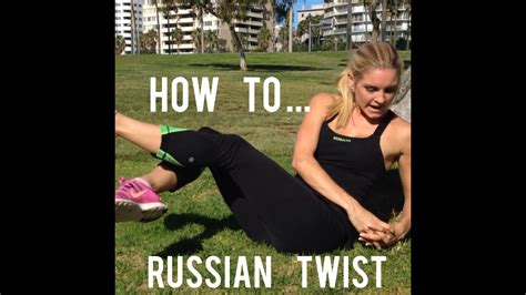 How To Do A Russian Twist Youtube