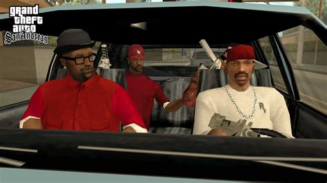 Bloods Vs Crips Drive By Mission In Gta San Andreas Real Gangs Youtube