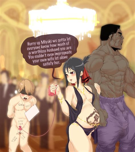 Rule 34 Ballroom Blindfold Chastity Cage Cuckold Dark Skinned Male Degradation Exibitionism