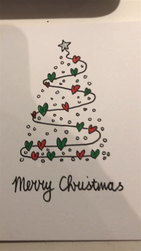 Pin By Daan On Handlettering Diy Christmas Cards Easy Christmas Diy