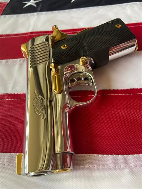 gold plated kimber  american golden guns