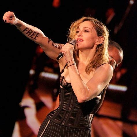 Madonna et les Pussy Riot en concert à New York Elle