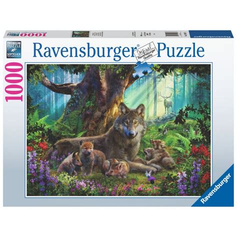 Mit dem puzzle ravensburger 1000 teile. Ravensburger Puzzle 1000 Piece Wolves In The Forest | Toys ...