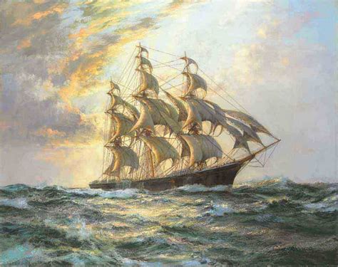 Montague Dawson Frsa Rsma British 1895 1973 Flying