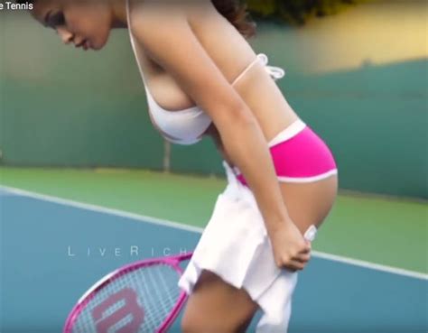 Topless Model Elizabeth Anne Playing Tennis On Youtube Life Life