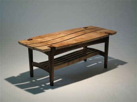 Custom Made Burl Maple Coffee Table By Dogwood Design