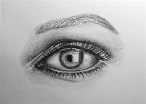 Artwork Drawing Of An Eye