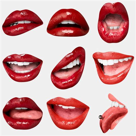 Juicy Lips Sexy Expression Psd Premium Psd Rawpixel