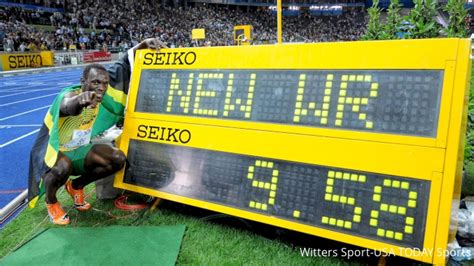 Usain Bolt – World Record 100-Meter Sprint Time