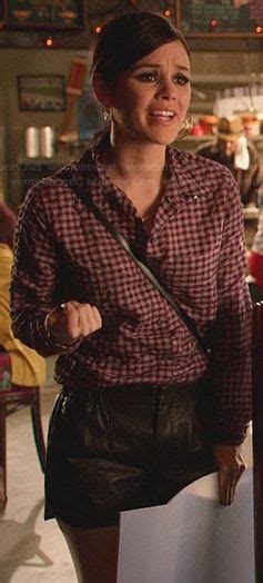 Zoe’s Checked Shirt And Leather Shorts On Hart Of Dixie Zoe Hart Hart Of Dixie Zoe Hart Style