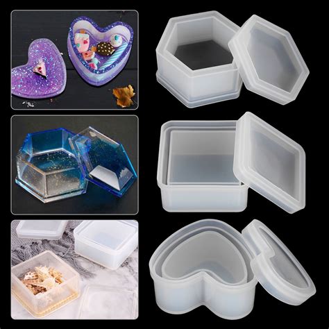 Cube Square Silicone Mold Resin Jewelry Making Mold Epoxy Pendant Craft Di Promote Sale Price
