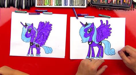 How To Draw Princess Luna Art For Kids Hub