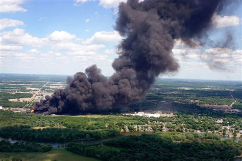 Massive Fire At Illinois Chemical Plant Is Expected To Burn For Several