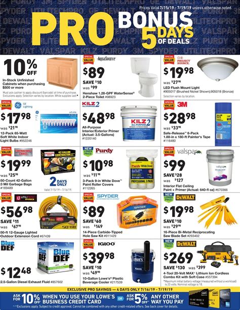 Lowes Current Weekly Ad 0715 07192019 Frequent