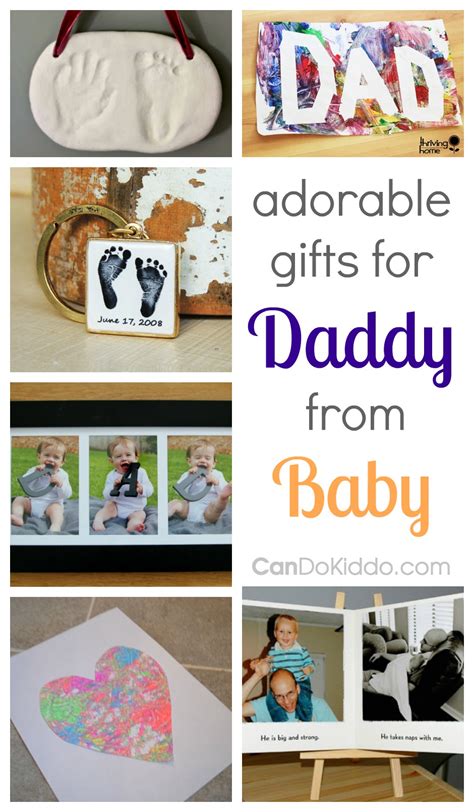 You gave me your time, love, care and wisdom. Adorable Gifts For Dad From Baby — CanDo Kiddo