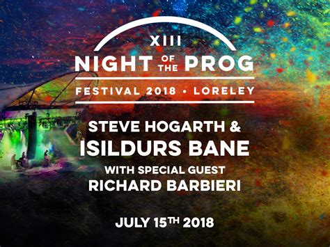 Steve Hogarth And Isildurs Bane With Special Guest Richard Barbieri