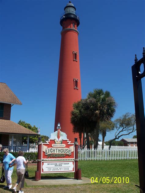 Ponce Inlet Lighthouse A Historic Landmark In Florida